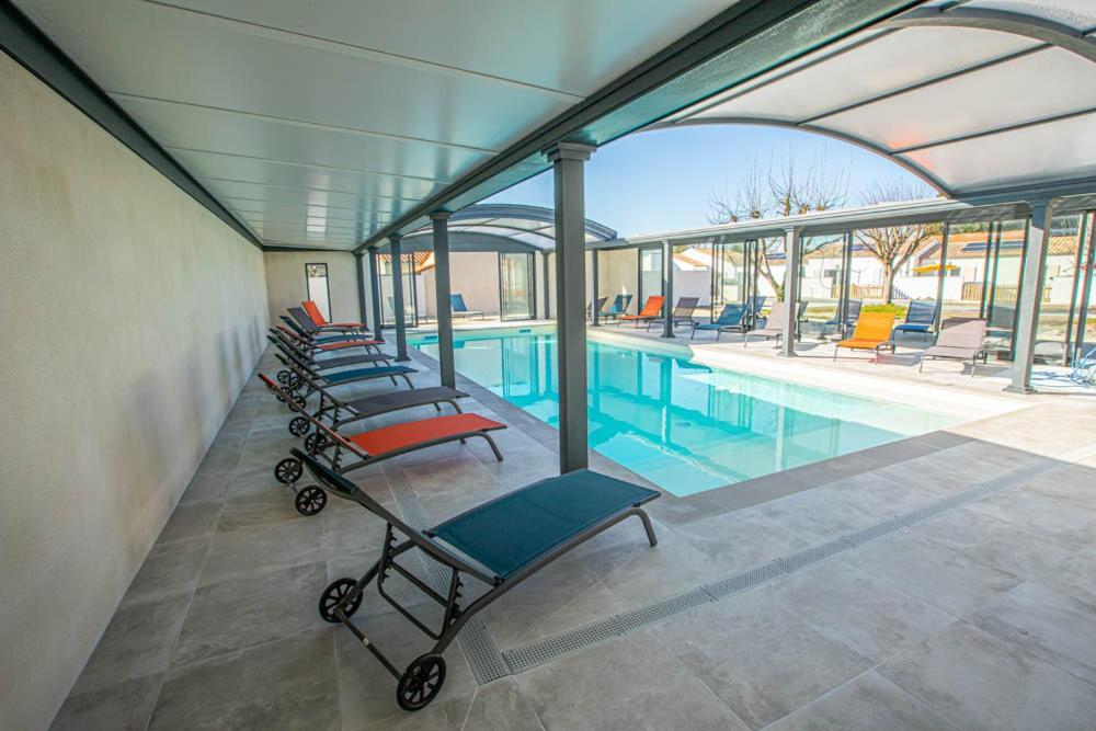 Le Vaisseau Maison Avec Piscine/Parking/Wifi/Plages 5Kms Les Mathes Exterior foto
